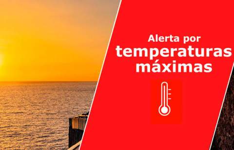 Gran Canaria estará desde este lunes en alerta por temperaturas máximas de hasta 40º C