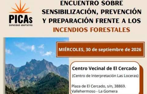 Vallehermoso acoge una semana de acciones para reforzar la prevención y autoprotección frente a los incendios forestales