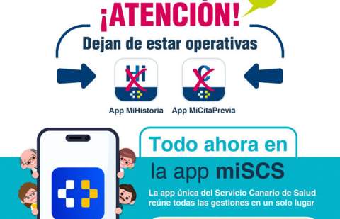 El SCS culmina la integración de la gestión de citas y de la consulta de historia clínica en la app móvil miSCS
