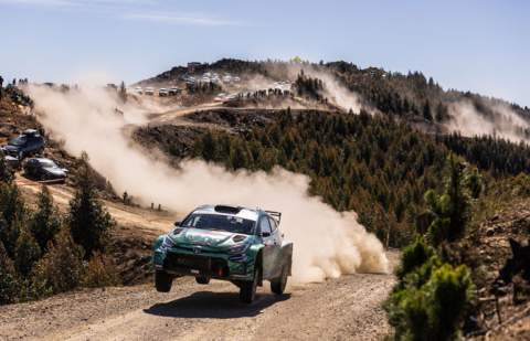 Rogelio Peñate concluye el Rally Chile Biobío en el ritmo de los equipos de cabeza de WRC2