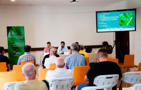 El proyecto de regadío de alta eficiencia de Hermigua, protagonista de unas jornadas sobre modernización en la agricultura