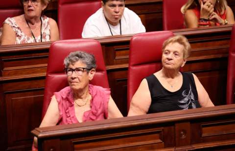 El Parlamento de Canarias acoge las ocho propuestas de las personas mayores para una longevidad activa y participativa