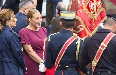 Astrid Pérez asiste en Madrid a los actos con motivo del Día de la Hispanidad