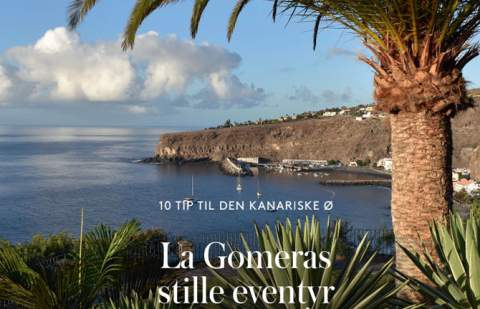 La revista danesa Søndag destaca los valores naturales de La Gomera y su atractivo para un turismo alejado de las masas