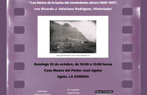Talleres gratuitos para descubrir el patrimonio cultural gomero a través de la fotografía