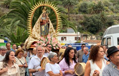 Hermigua celebra sus fiestas de la Virgen del Rosario