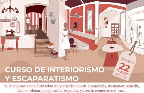 Vallehermoso impulsa un curso práctico de interiorismo y escaparatismo