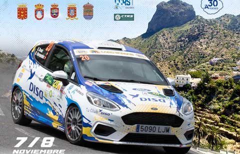 Vallehermoso acoge el VIII Rallysprint La Gomera – Copa Multiópticas con récord de participación