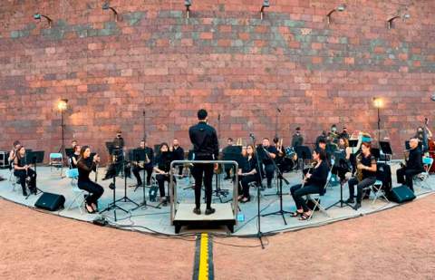 La Banda de la Escuela de Música San Sebastián celebra Santa Cecilia con un emotivo concierto