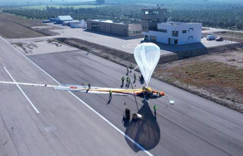La Gomera acoge una prueba piloto pionera de lanzamiento de globo aerostático para validar tecnología espacial