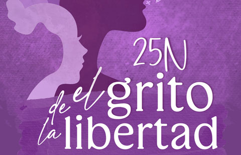 Vallehermoso alza el grito de la libertad por el 25N