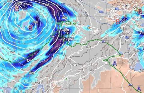 La borrasca 'Francis' no será tan intensa como 'Emilia' pero piden evitar desplazamientos